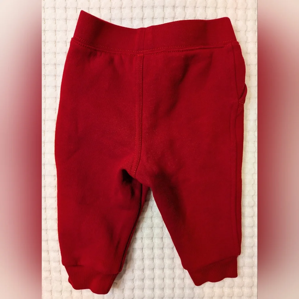 Ralph Lauren Fleece Hoodie Jogger Pants Set Baby Boy Size 6M Preppy Holiday